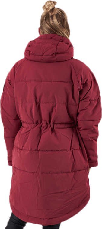 Hourglass Puffer Jacket Red - Bild 3