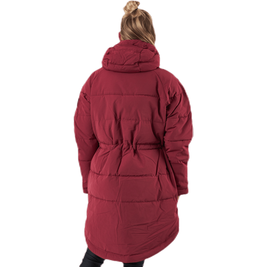 Hourglass Puffer Jacket Red - Bild 3