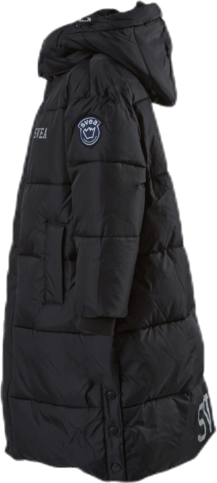 Long Puffer Coat Junior Black - Bild 2