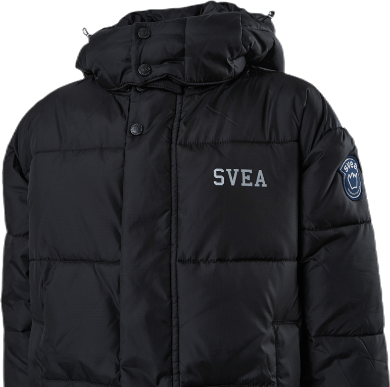 Long Puffer Coat Junior Black - Bild 4