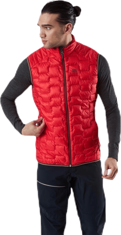 Motion Down Vest Red