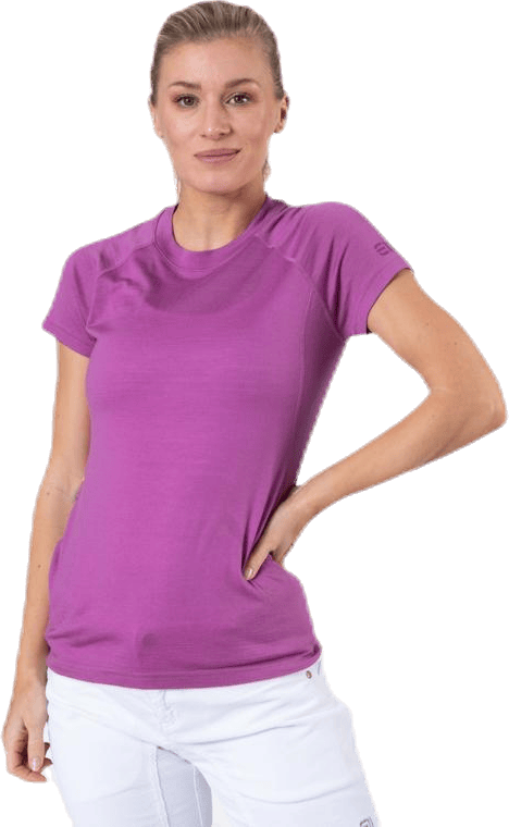 Zeal Merino Tee  Purple