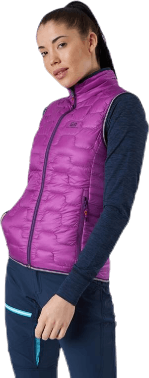Motion Down Vest  Purple, Female, Apparels, jackets, Purple, XS