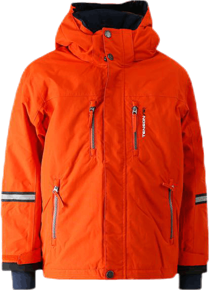 Davie Ski Jacket Kid Orange, Unisex, Klær, jakker, Alpinsport, Oransje, 134