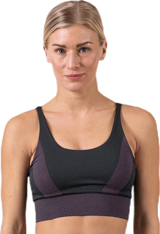 Jaquard Seamless Top Pink/Green