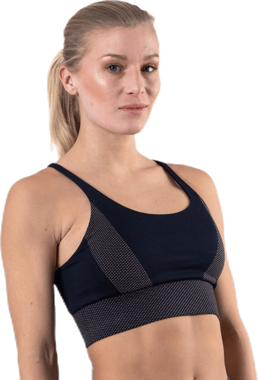 Jaquard Seamless Top Blue - Bild 3