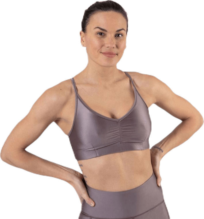 Gloss Bra Top Purple