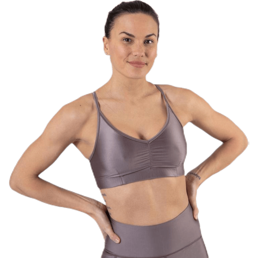 Gloss Bra Top Purple