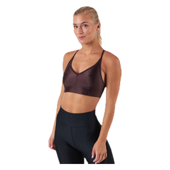 Gloss Bra Top Brown, Female, Abbigliamento, Reggiseno sportivo, Allenamento, Marrone, S