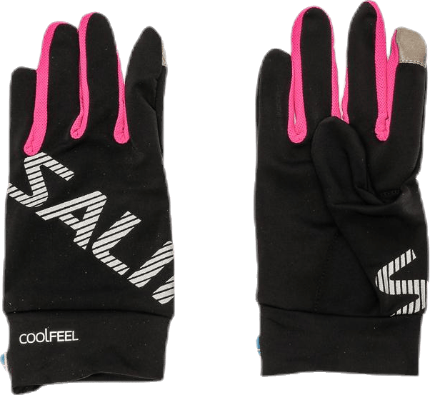 Running Gloves Pink/Black, Unisex, Apparels, hats & caps, Running, Pink/Black, M