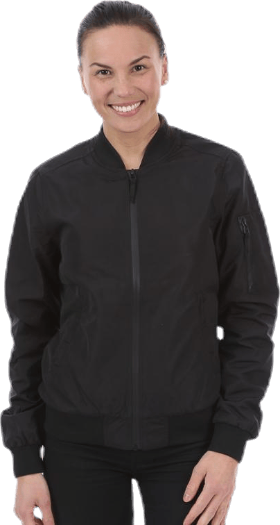 Prime Bomber Black, Female, Apparels, jackets, Black, S