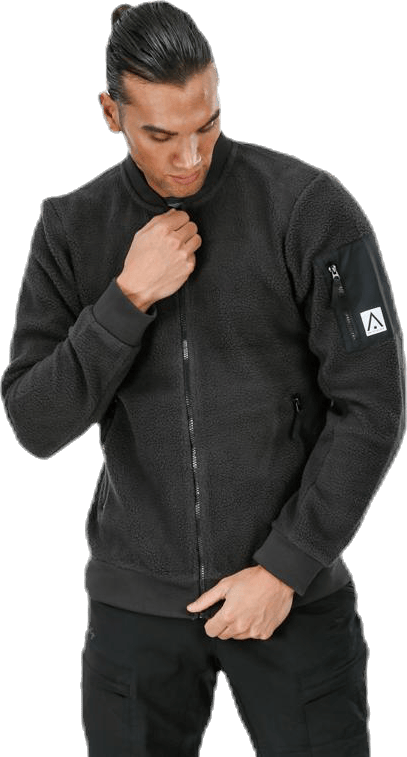 Rock Jacket Black/Grey, Male, Klær, Skjorter, Svart/Grå, S