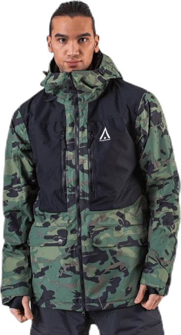 Chute Jacket Green, Male, Apparels, jackets, Alpine sports, Green, S