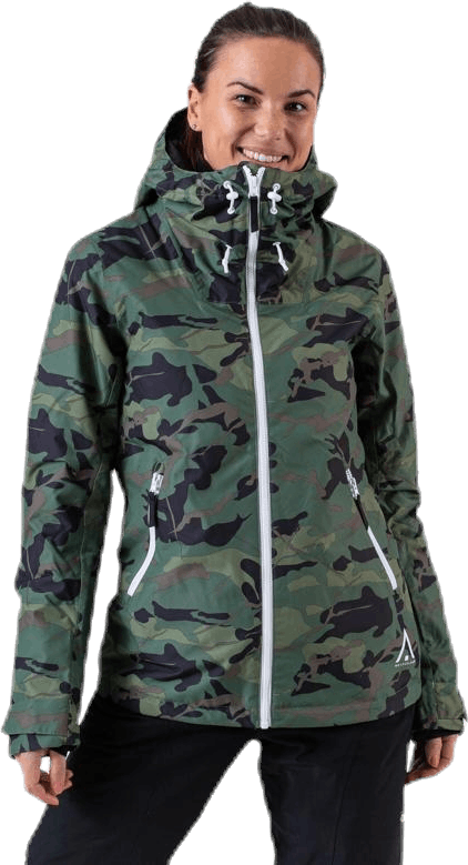 Cake Jacket Green, Female, Odevy, bundy, Alpské športy, Zelená, M