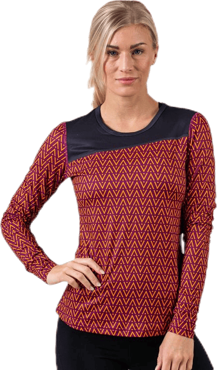 Shelter Top Red, Female, Apparels, base layers, Alpine sports, Red, M