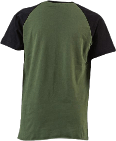 Organic Rag Tee Youth Black/Green - Bild 3