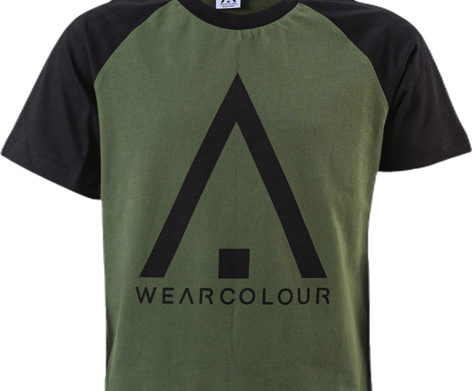 Organic Rag Tee Youth Black/Green - Bild 4