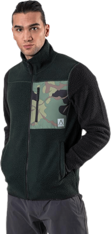 Retro Pile Jacket Green