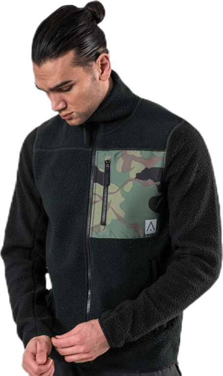 Retro Pile Jacket Green - Bild 3