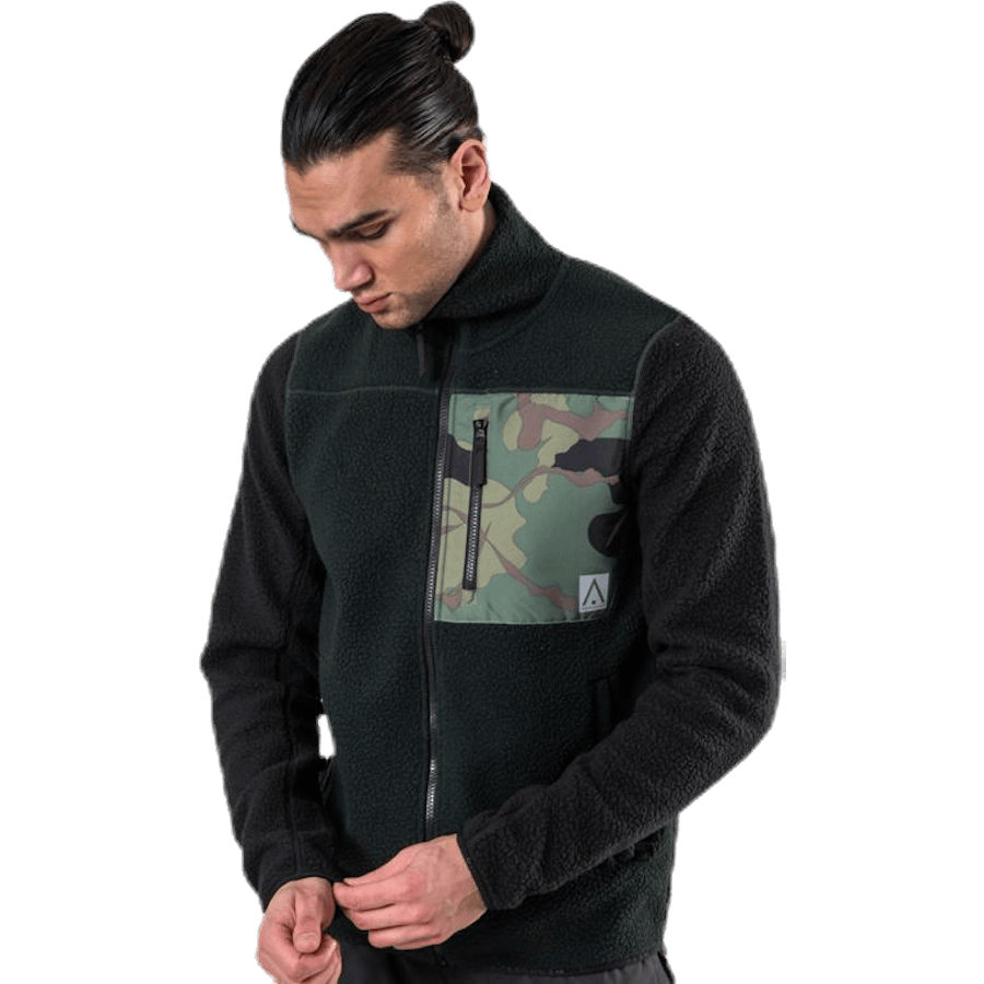 Retro Pile Jacket Green - Bild 3