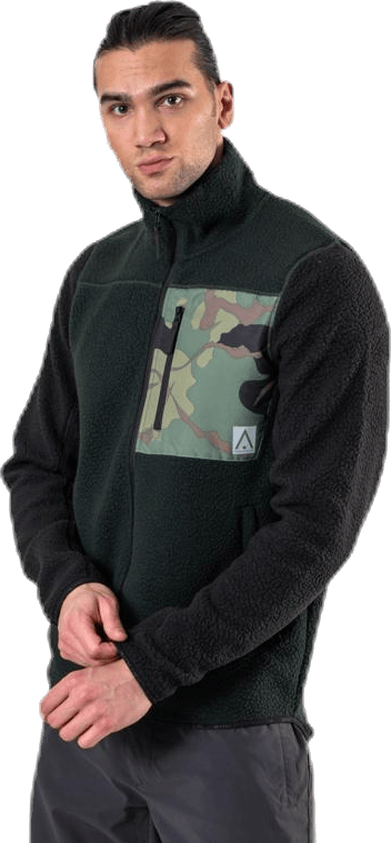 Retro Pile Jacket Green - Bild 4