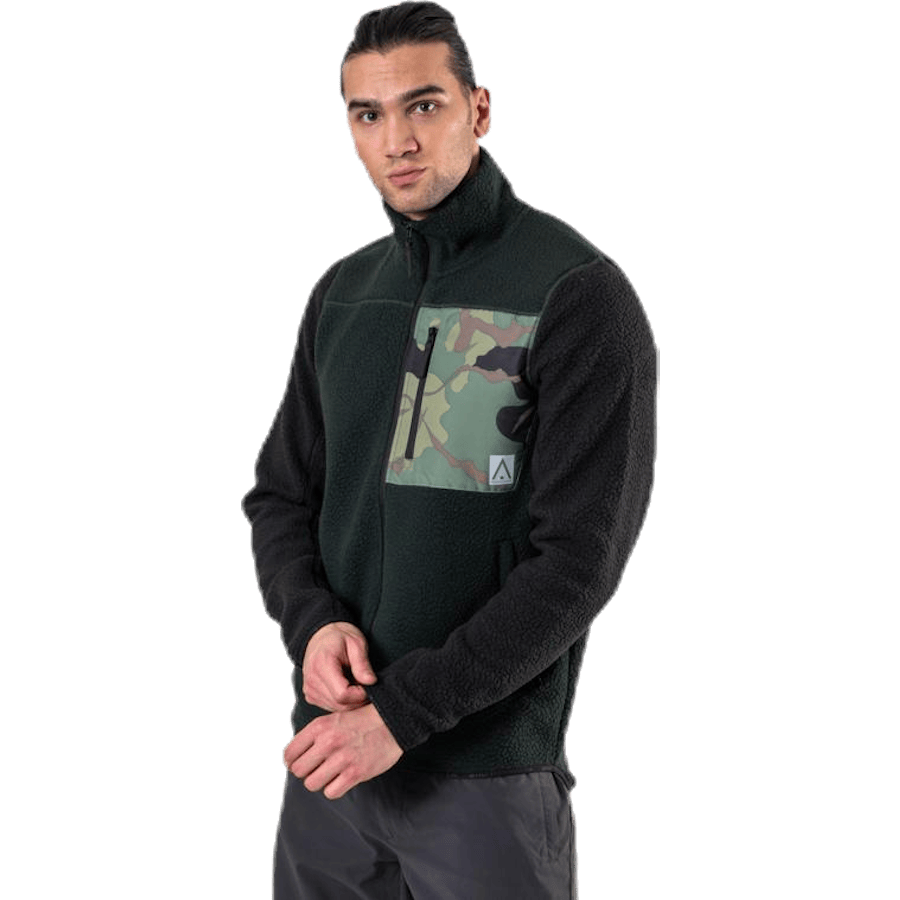 Retro Pile Jacket Green - Bild 4