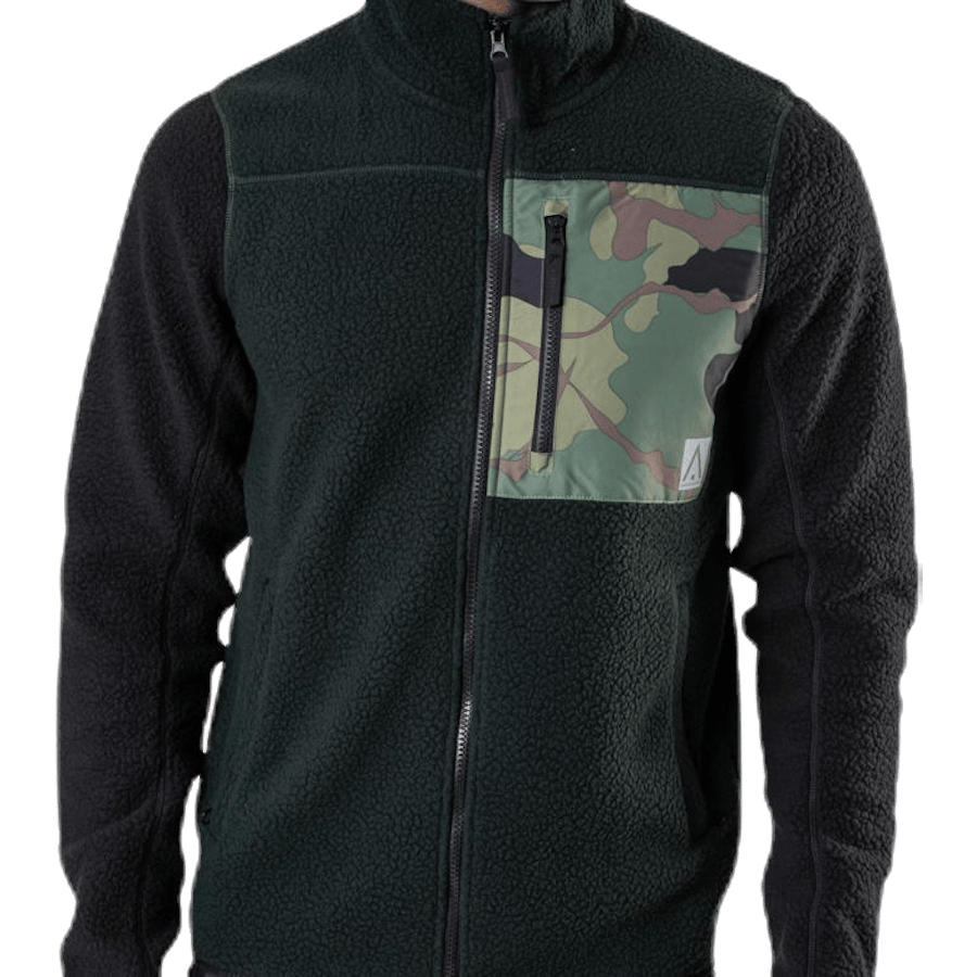 Retro Pile Jacket Green - Bild 5