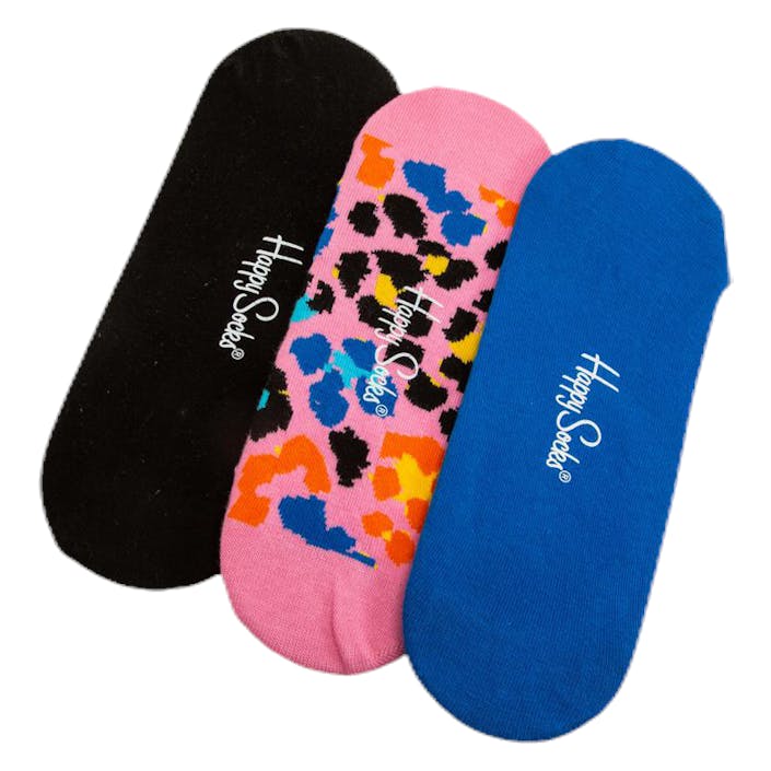 3-Pack Multi Leo Liner Sock Pink, Unisex, Vaatteet, Sukat, Vaaleanpunainen, 41-45