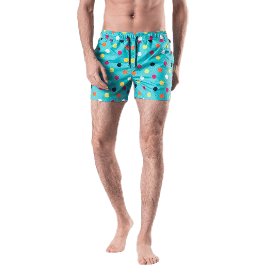 Big Dot Swim Shorts Green