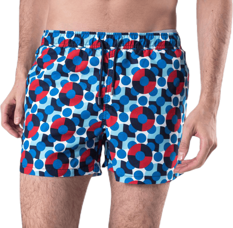 Illusion Dot Swim Shorts Blue - Bild 10