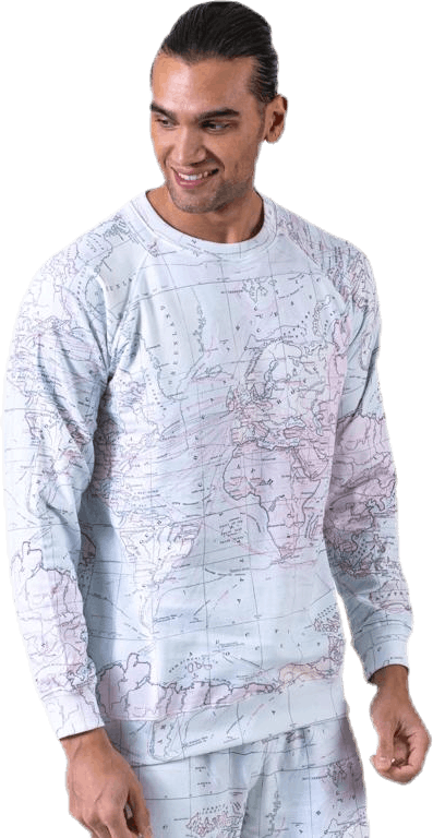 Malmoe Map Patterned, Male, Odzież, Koszule, Wzorzyste, XL