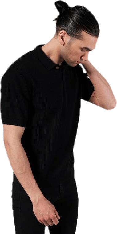 Sweater Short Sleeve Gnesta Black - Bild 2