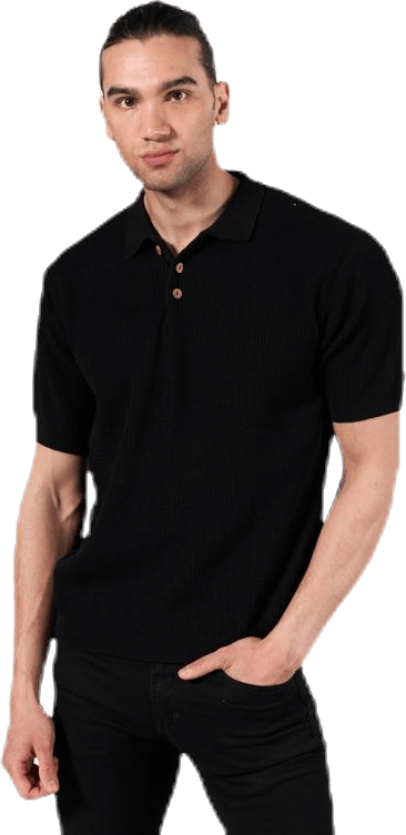 Sweater Short Sleeve Gnesta Black - Bild 3