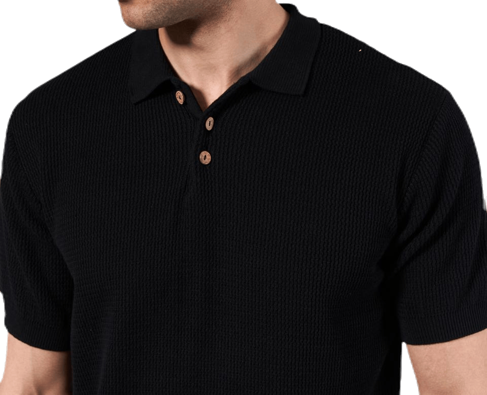 Sweater Short Sleeve Gnesta Black - Bild 5