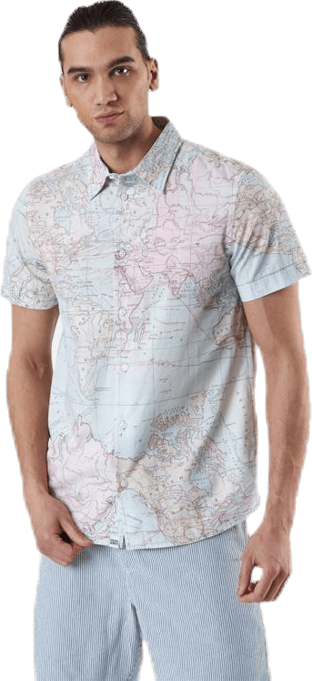 Shirt Short Sleeve Sandefjord Map Patterned - Bild 2
