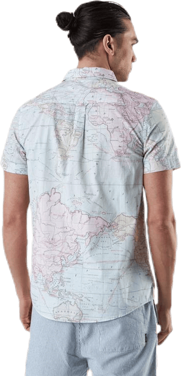 Shirt Short Sleeve Sandefjord Map Patterned - Bild 3