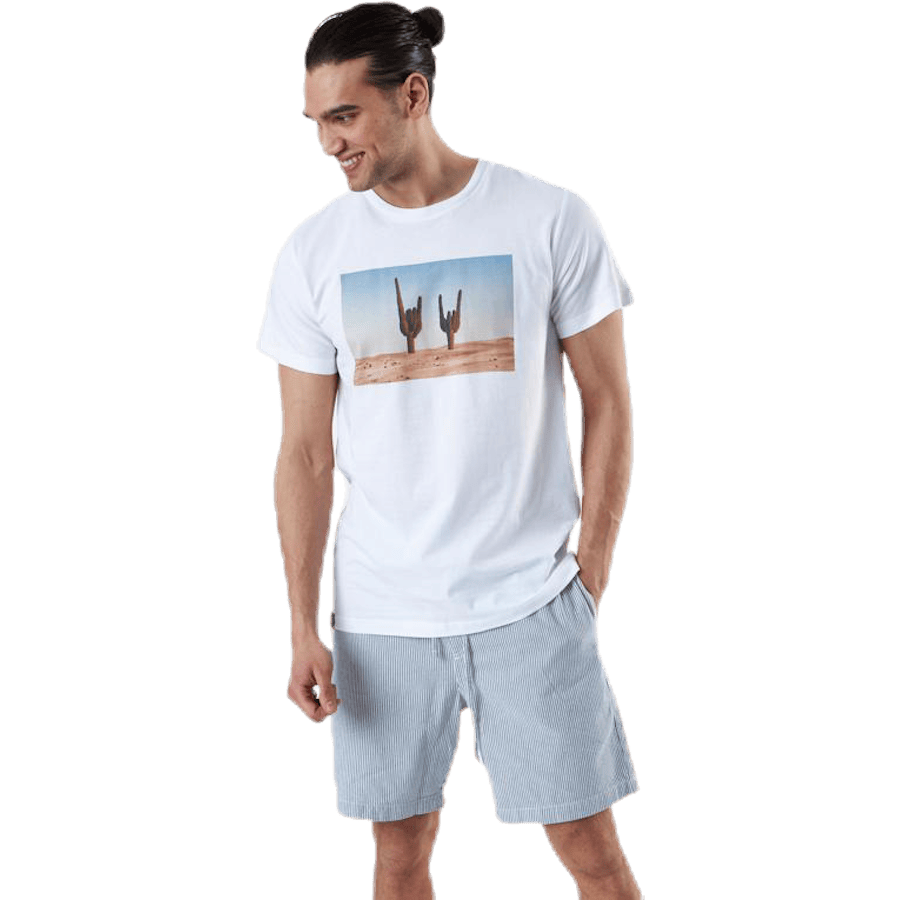 Stockholm Cactus Sign White