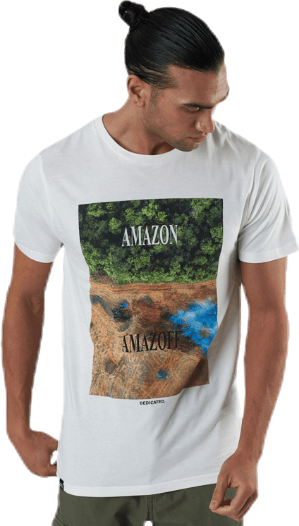 Stockholm Amazoff White, Male, Kleding, T-shirt, Wit, L