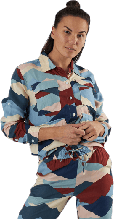 Lima Mountain Peaks Pink