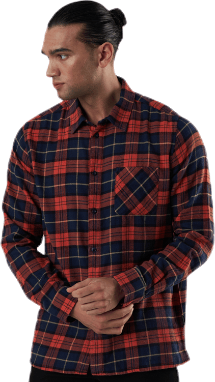 Rute Flannel Checker Orange