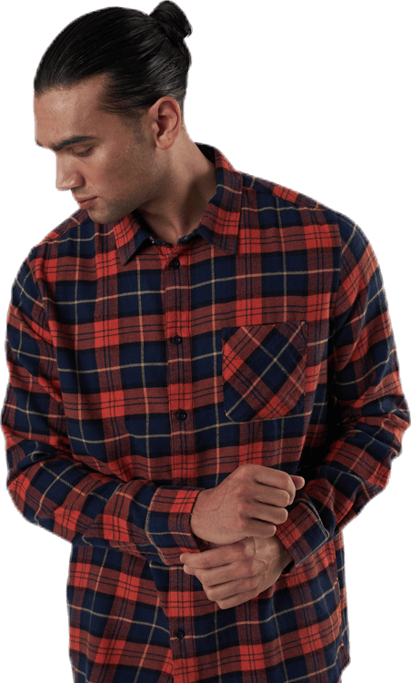 Rute Flannel Checker Orange - Bild 4