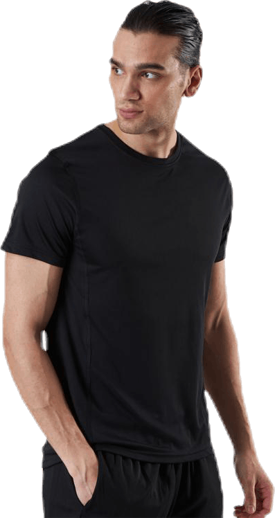 Skill Tee Black, Male, Apparels, T-shirt, Running, Black, XL