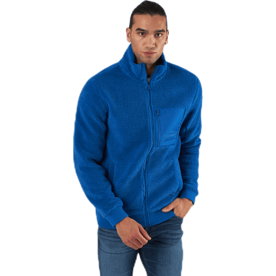 Original Pile Zip Jacket Blue
