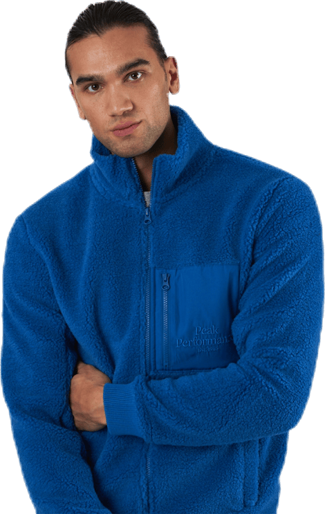 Original Pile Zip Jacket Blue - Bild 2