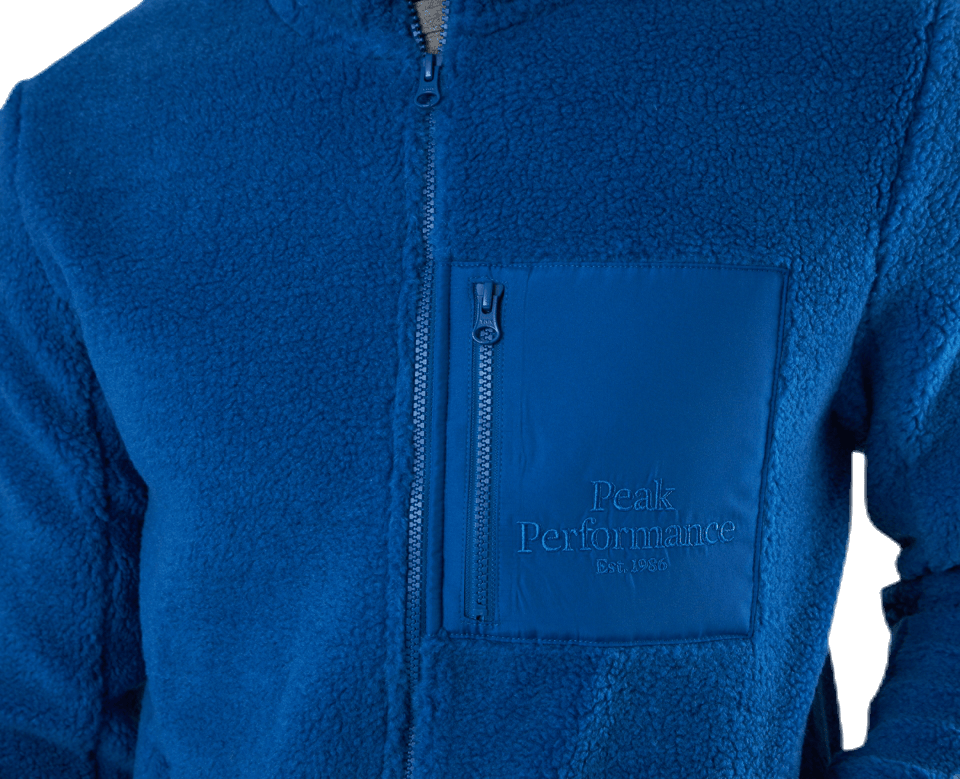 Original Pile Zip Jacket Blue - Bild 5