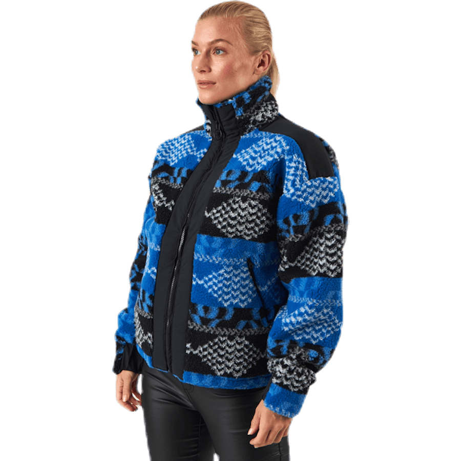 Original Pile Zip Jacket AW Patterned