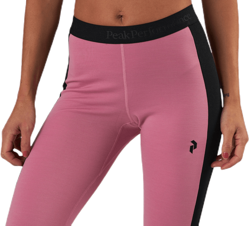 Vertical Mid Tights Pink