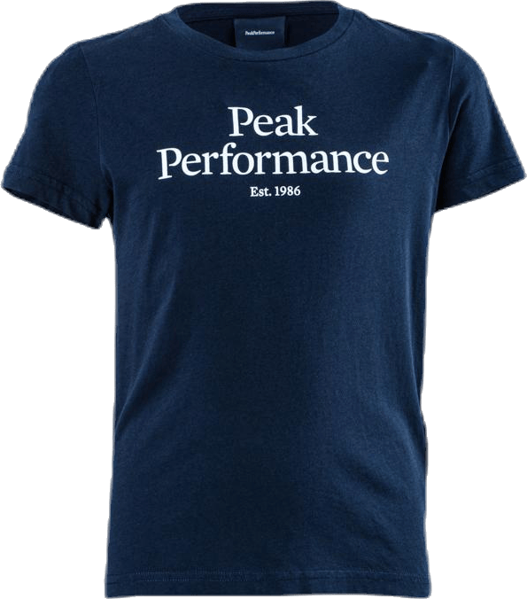 Junior Original Tee Blue, Unisex, Kläder, T-shirt, Blå, 160