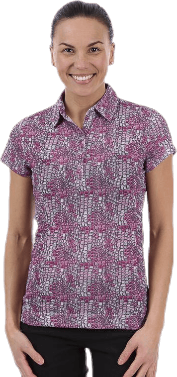 Court Cap/s Polo Shirt Pink/Purple