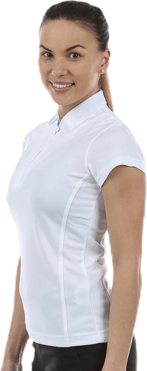 Macy S/S Polo Shirt White - Bild 3